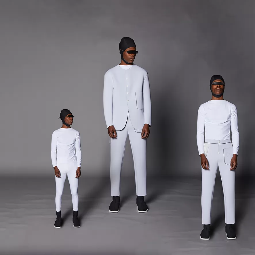 Recycled Yarn GRS Certified Space suit