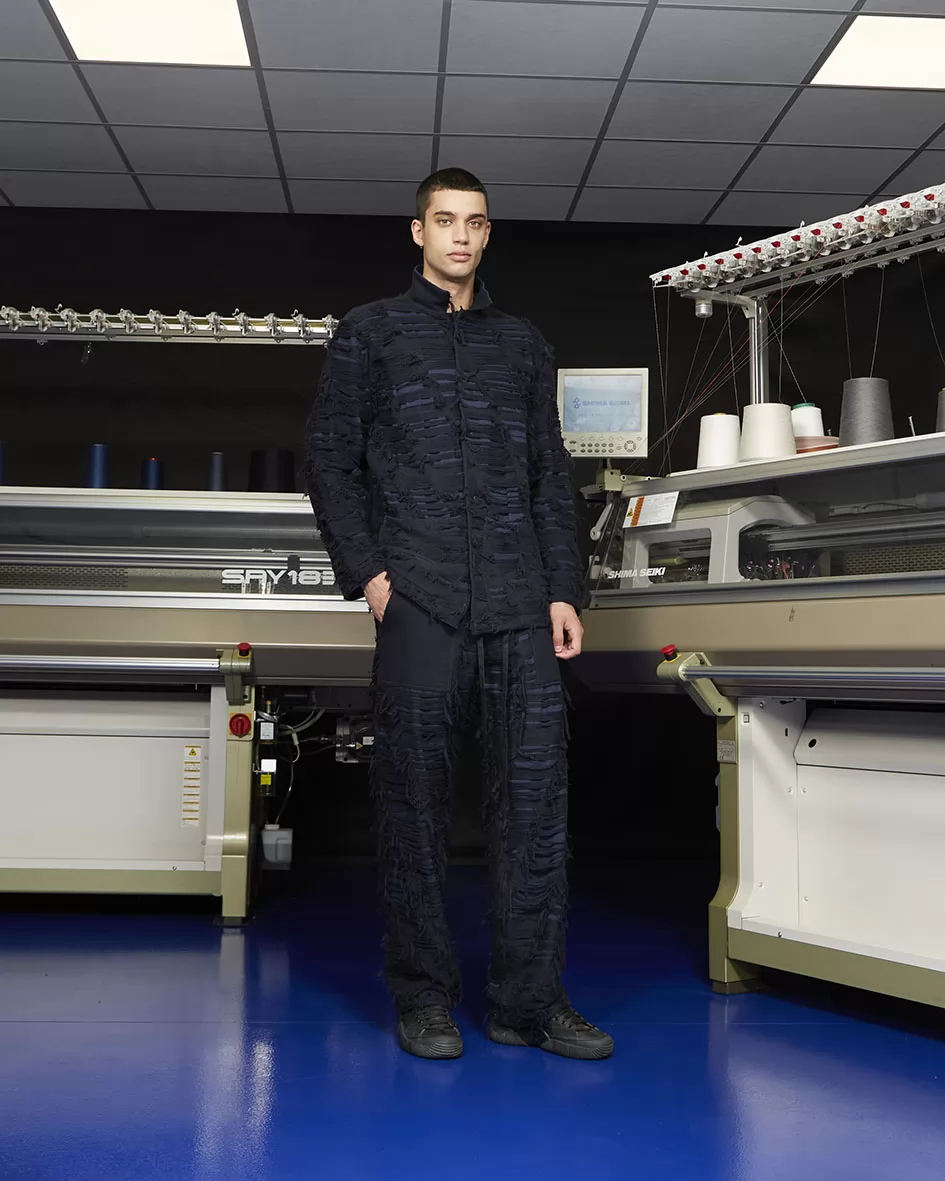 Jacquard suit