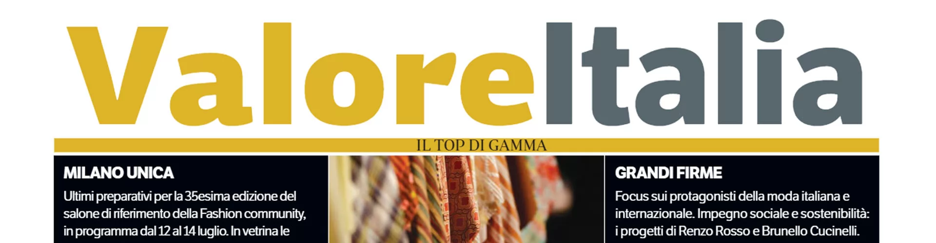 Valore Italia - Eco-friendly Textile